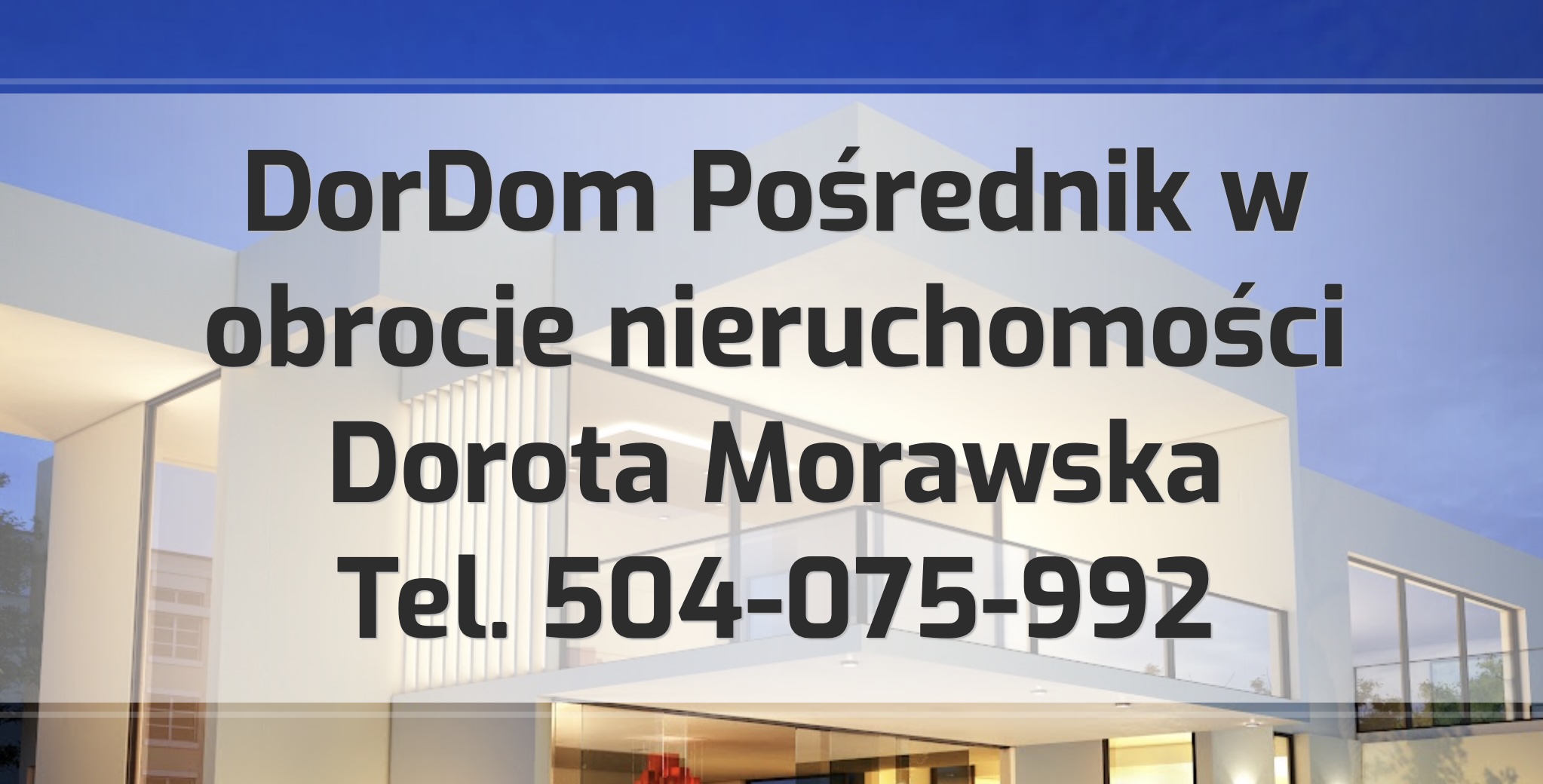 Pośrednik nieruchomości Dorota Morawska powiat makowski